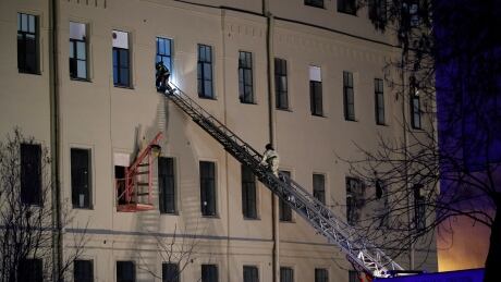 University building in St. Petersburg partially collapses