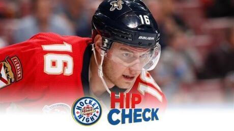 Florida Panthers centre Aleksander Barkov scored a hat trick against the Montreal Canadiens on Sunday night, including this between-the-legs beauty. Hip Check: Panthers' Barkov scores one of the best goals you will ever see
