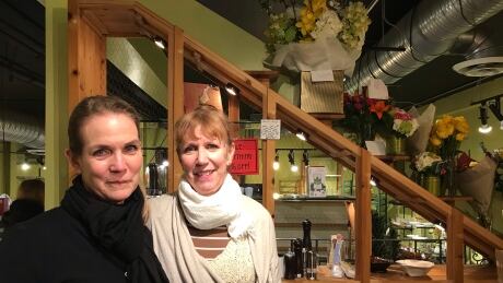 "The business is hobbled and if it wasn't for the support of our customers we probably would have gone bankrupt," said Jane Tennant (right), pictured here with her sister and co-pwner Karen Tennant. Tennants Chocolate Mousse