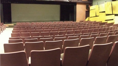 Part of the roof collapsed last night at the Lester B. Pearson Civic Centre in Elliot Lake, which houses the city's 340-unit auditorium. Lester B. Pearson civic centre auditorium
