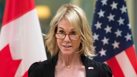 FILE - In this Oct. 23, 2017, file photo, United States Ambassador to Canada Kelly Knight Craft speaks after presenting her credentials during a ceremony at Rideau Hall in Ottawa. Trump United Nationals