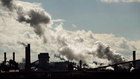 The steel mills in the Hamilton waterfront harbour are shown in Hamilton, Ont., on Tuesday, October 23, 2018. A large proportion of small- and medium-sized businesses soon to be subjected to Ottawa's carbon tax worry they'll be unable to pass along the bulk of the extra costs to their customers, suggests a new survey being released Tuesday. THE CANADIAN PRESS/Nathan Denette Carbon Tax Poll 20190212