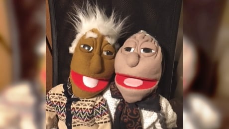 Teacher Anna Pingo says the puppets have had a big impact on everyone at the school, even the staff.
Grandma and Grandpa elder puppets teaching language
