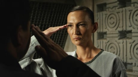 It wasn't until Lou Cornum saw the film The 6th World by Nanobah Becker that they saw a Native American person in space. The Sixth World Still