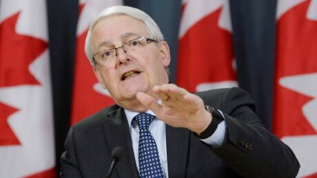 Transport Minister Marc Garneau speaks about the grounding of all Boeing 737 Max 8 airplanes in Canada during a press conference in Ottawa on March 13, 2019. garneau boeing 737 max 8