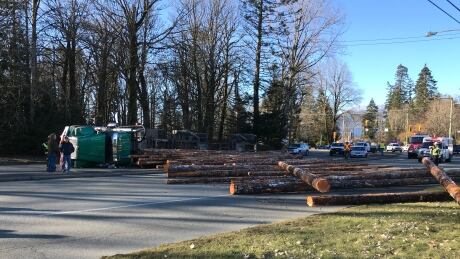 Mayor of Port Alberni Sharie Minions says speed was a factor in the accident but it's not the first time a logging truck has crashed in the city.
Port Alberni