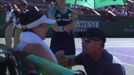 Andreescu's 3rd set conversation with coach Sylvain Bruneau was the turning point in her match as she went on to break the next game and eventually win her 1st career WTA title. Bianca Andreescu tells coach during pep talk, 'I want this so bad'