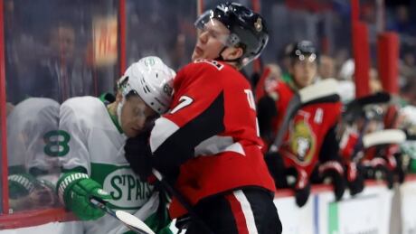Tyler Ennis and his Maple Leafs are coming off a week that saw them lose three of four games, including to the last-place Ottawa Senators. HKN Maple Leafs Senators 20190316
