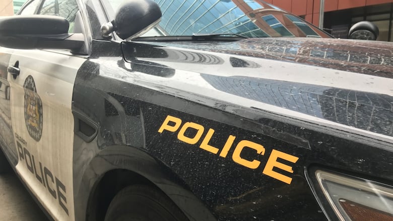 A police car