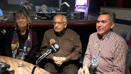 St. Mary's Chief Alan Polchies says the name of the river that flows through Wolastoqey territory is tied to his people's language and identity . Alan Polchies