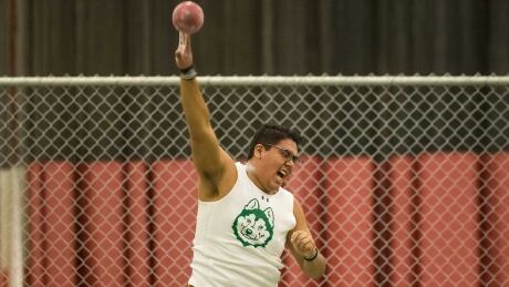 Champion shot putter Brett Lachance says he wants to serve as a role model for the 600 young athletes competing in Saskatoon this weekend at the Saskatchewan Aboriginal Track and Field Championships. lachance