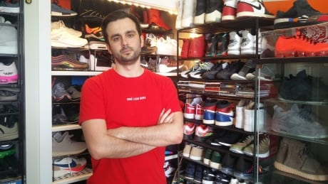 While on a flight from Toronto to Vancouver, four pairs of rare sneakers went missing from Dejan Pralica's checked baggage. Dejan Pralica