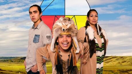 Benjamin Ironstand, Theodore Bison and Mandy Goforth are performers in Making Treaty 4, which runs at the Globe Theatre in the month of April. Making Treaty 4