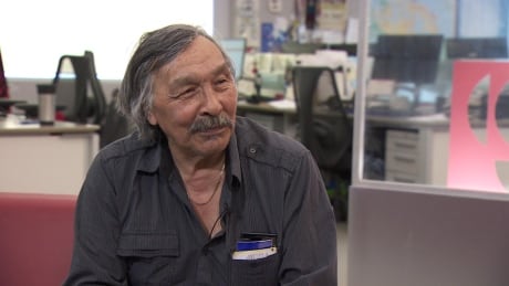 Jack Anawak was able to confirm the location of his mother's grave with help from the Nanilavut program. Jack Anawak 2019
