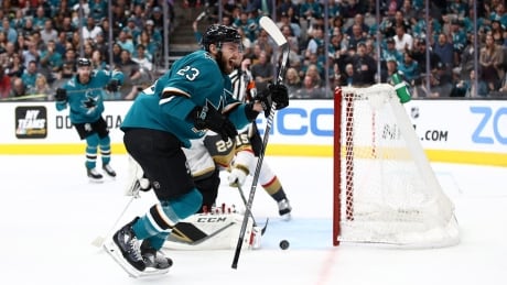 Sharks jump on Golden Knights to stay alive in series