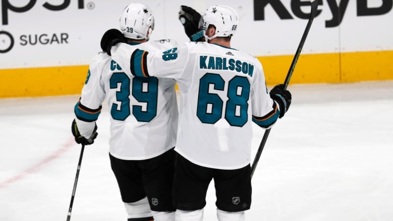 san jose sharks hat trick