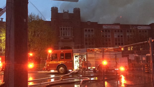 Judge greenlights TDSB lawsuit over fire that destroyed York Memorial high school | CBC News