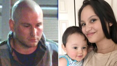 Robert Leeming, left, has been formally charged with two counts of second-degree murder in the deaths of Calgary mother Jasmine Lovett, right, and her toddler, Aliyah Sanderson. Leeming Jasmine aliyah