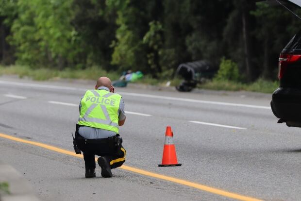Highway 1 reopened at Mt. Lehman following collision | CBC News