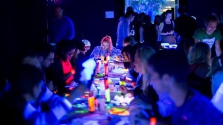 Visitors take part in Chiaroscuro Evenings, a Friday-night event series at the Montreal Museum of Fine Arts. Montreal Museum of Fine Arts