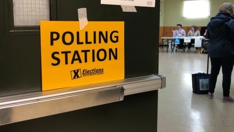 The Newfoundland and Labrador general election was held May 16. Polling station in St. John's