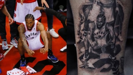 'I wanted to pay tribute': Raptors fan immortalizes Kawhi Leonard's iconic buzzer-beater with a tattoo