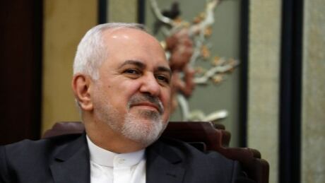 BEIJING, CHINA - FEBRUARY 19: Iranian Foreign Minister Mohammad Javad Zarif and his Chinese counterpart Wang Yi (not pictured) during their meeting at the Diaoyutai State Guesthouse on February 19, 2019 in Beijing, China. (Photo by HOW HWEE YOUNG - Pool/Getty Images) 1125752664