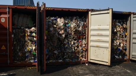 Three containers of garbage sit near the Subic port in the Philippines. Canada has long argued the trash was a commercial transaction not backed by the Canadian government.
Philippines garbage