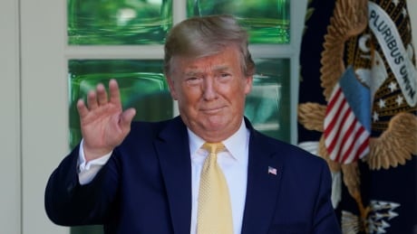 U.S. President Donald Trump arrives for an event on healthcare coverage options for small businesses and workers in the Rose Garden of the White House in Washington, U.S., June 14, 2019. REUTERS/Kevin Lamarque - RC13705DEA90 USA-TRUMP/