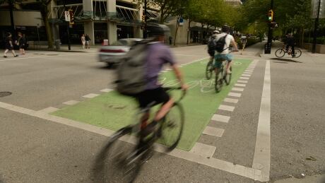 Municipalities like Vancouver have taken large steps to accommodate active transportation, like cycling, the past few years. Vancouver bike lane commute