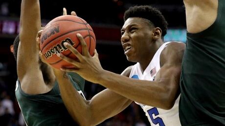 Barring any trades before Thursday's NBA draft, the Knicks are expected to make Duke forward R.J. Barrett of Mississauga, Ont., pictured here, the third overall selection. The top Canadian pick in last year's draft was Hamilton’s Shai Gilgeous-Alexander, taken 11th. barrett-rj-190331-1180