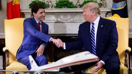Prime Minister Justin Trudeau meets with U.S. President Donald Trump at the White House in Washington, D.C. on Thursday, June 20, 2019. Cda US Trudeau 20190620