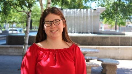 Emily Mackey, a 3rd year English student at Ryerson University in Toronto, said she feels a little nervous about the job prospects facing her on graduation, but still feels good about her decision to get an undergraduate degree. Emily Mackey