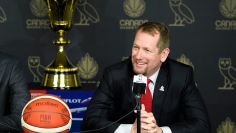 Nick Nurse smiles after being named the new basketball head coach of the Canada's senior men's team on Monday.
BKO Nurse Canada 20190624