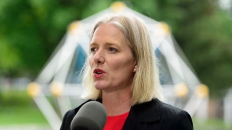 Minister of Environment and Climate Change, Catherine McKenna, makes an announcement on how the federal government will allocate a portion of the proceeds collected as a result of carbon pollution pricing during a press conference in Ottawa on Tuesday, June 25, 2019. Carbon Tax 20190625