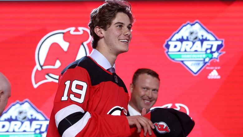 Video: Jack Hughes was so pumped after Devils drafted brother Luke