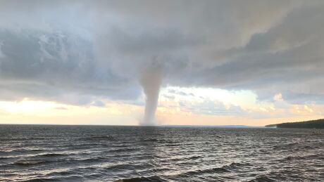 Cold lake storm