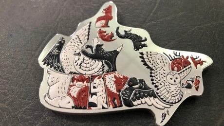 Illustrator's Canada-shaped coin draws from nature