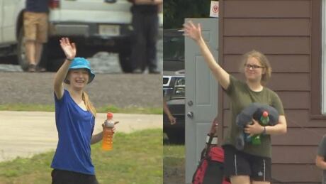 Maya Mirota, left, and Marta Malek, were found safe Monday after they went missing while in Algonquin Park. Maya Mirota marta malek found safe