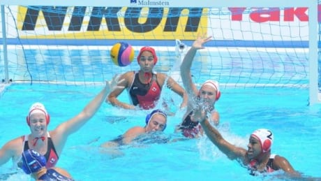 Canada lost 15-14 to Hungary in Group B women's water polo action at the world aquatics championships on Tuesday, in Gwangju, South Korea. Canada-Hungary-071519