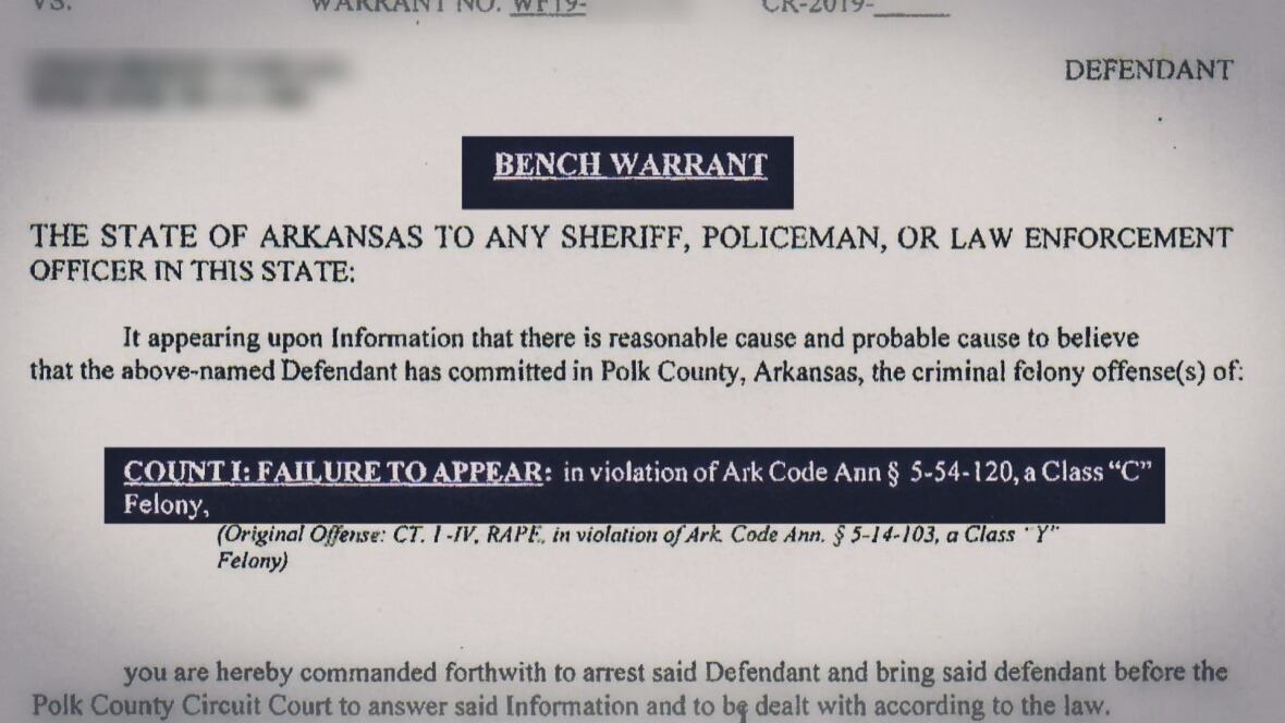 Arkansas fugitive charged with raping daughter crossed Manitoba border