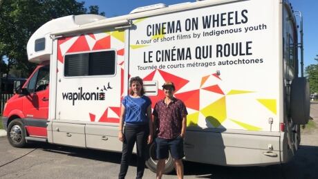 Mathilde Benignus and Evan Kuakuapishish Launière