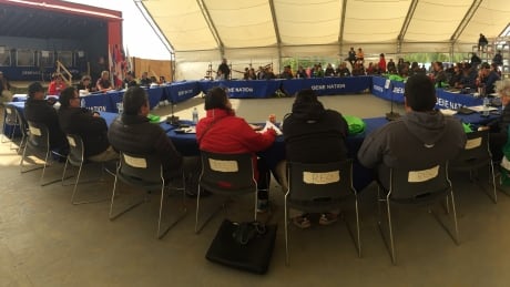 Leaders gathered this week at Midway Lake, 30 kilometres from Fort McPherson, N.W.T., for the 49th annual Dene National Assembly. 49th Dene National Assembly