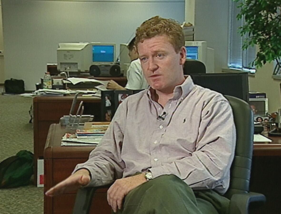 Man with reddish hair