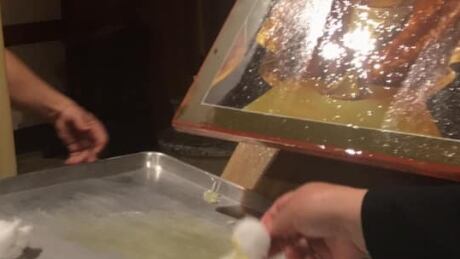 Parishioners at a Windsor church are witnessing an unusual occurrence in their church — and they're calling it miraculous. wdr weeping mary oil miracle