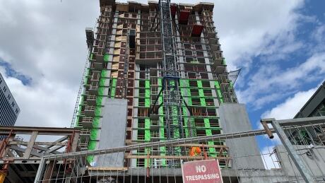Construction worker hit