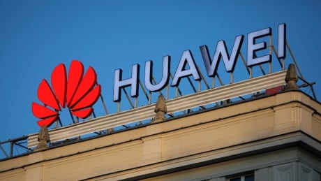 The Huawei logo is pictured in central Warsaw, Poland, June 17, 2019. Picture taken June 17, 2019. HUAWEI-POLAND/SPYING