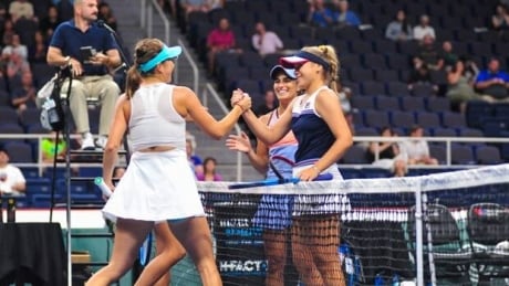 Bianca Andreescu leads Team Americas against Team World in Albany, NY. Aurora Games Festival - Tennis - Team Americas vs Team World