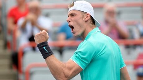 Canada's Denis Shapovalov, pictured above at the Rogers Cup, easily advanced to the Winston-Salem Open quarter-finals on Wednesday. Shapovalov-Denis