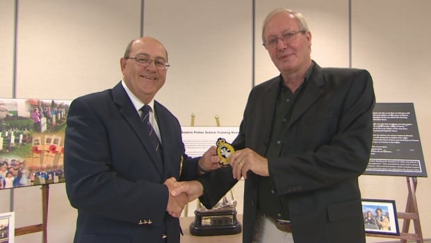 Royal Newfoundland Regiment honours Beatrix Potter school